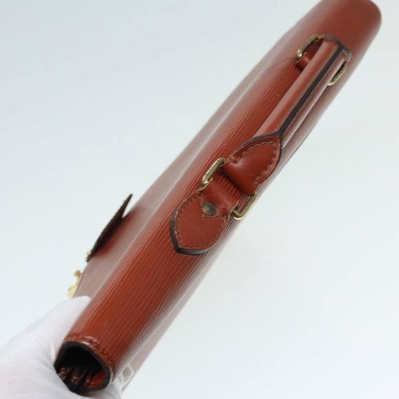 LOUIS VUITTON Epi Serviette Conseiller Briefcase Brown M54423 LV Auth 88729 - Picture 6 of 16